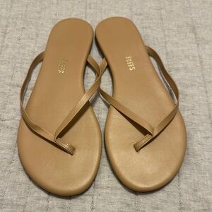 TKEES Tan Sandals Minimalist Design